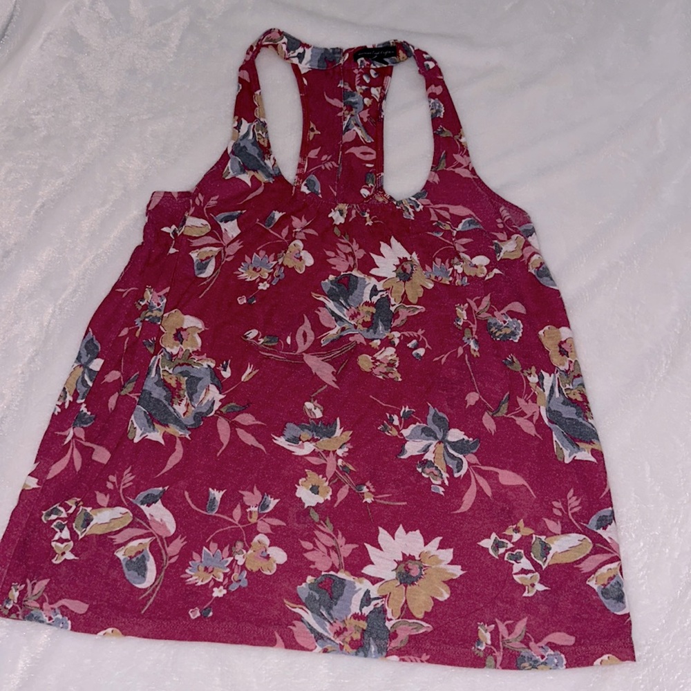 Pink flower top